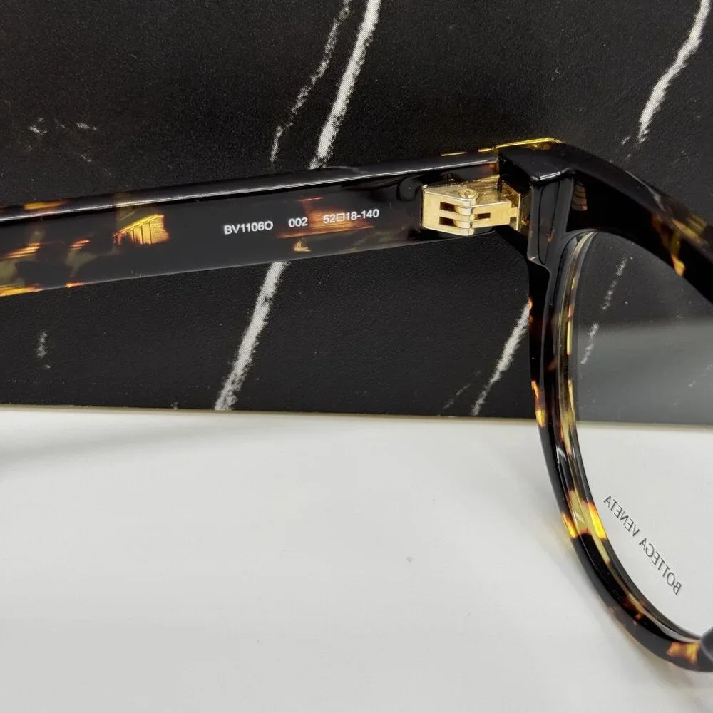NEW BOTTEGA VENETA BV1106O 002 CAT EYE HAVANA WOMEN EYEGLASSES